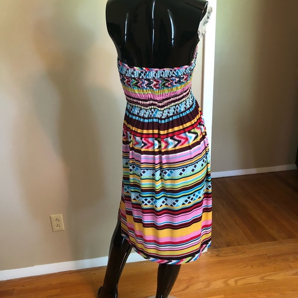 Colorful Geometric Dress, XL - Picture 2 of 4